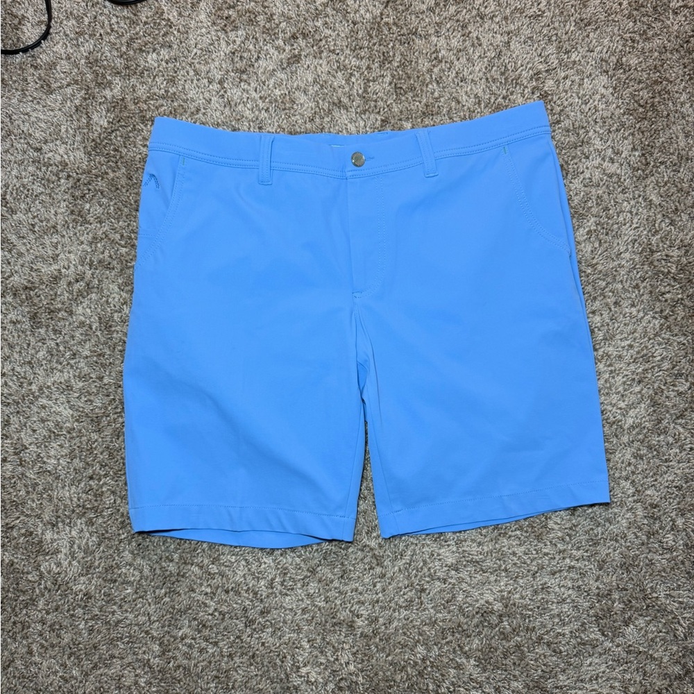 Alberto Pants Golf Shorts - EARNIE GOLF 3X DRY SHORTS DUSTY BLUE size 38